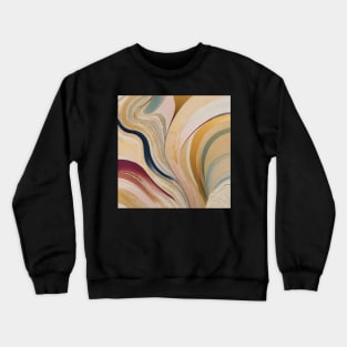 Abstract retro waves Crewneck Sweatshirt